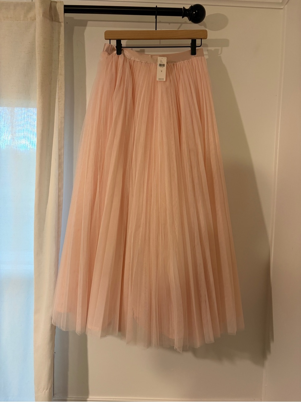 Light Pink Tulle Maxi Skirt